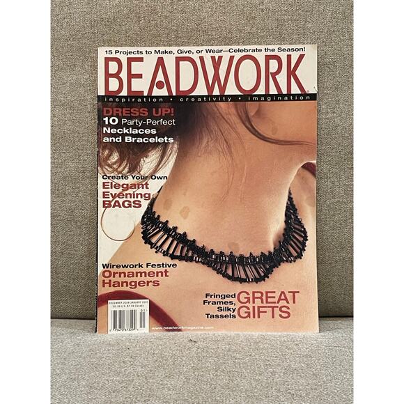 Vintage Beadwork Magazine December 2004 January 2005 Elegant Jewel - Picture 1 of 9